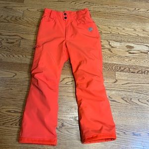 Boys size 12 orange Descente ski/winter pants. Excellent condition!